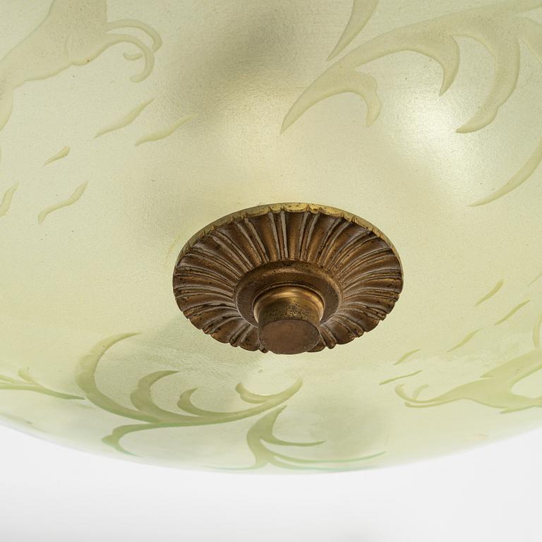 Ceiling lamp, 1930s/40s.