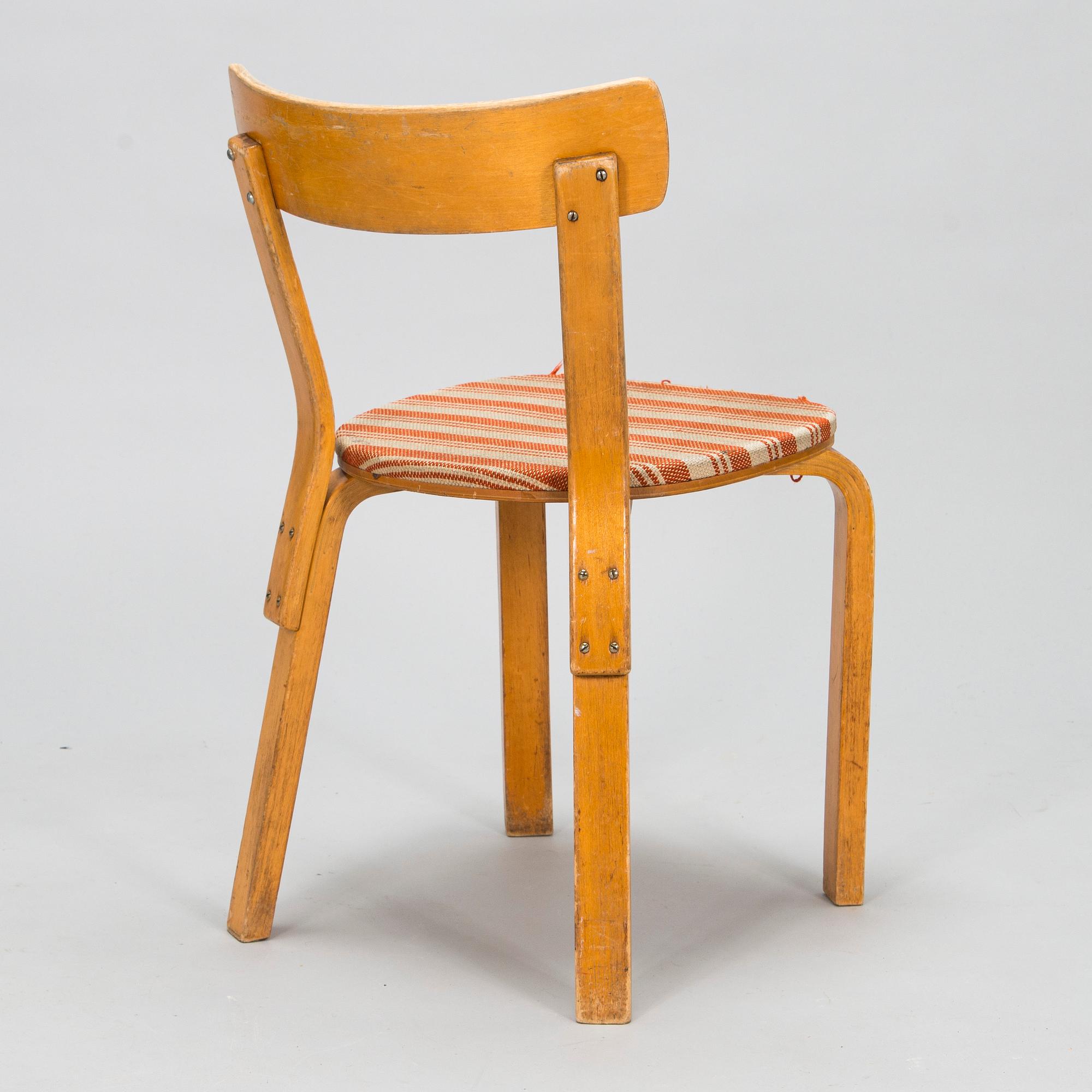 Alvar Aalto, an early '69' chair for  O.Y. Huonekalu-ja Rakennustyötehdas A.B.