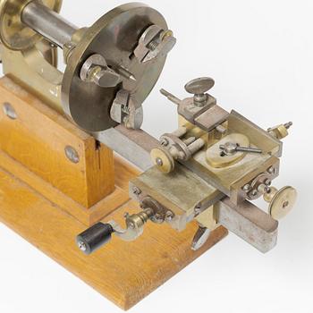 Watchmaker's equipment, Tools, Lathe, metal and wood "No Reserve".