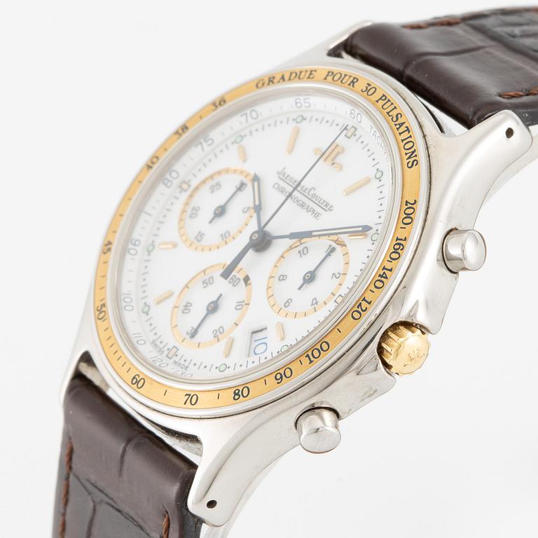 Jaeger-LeCoultre, Heraion, chronograph, wristwatch, 33 mm.