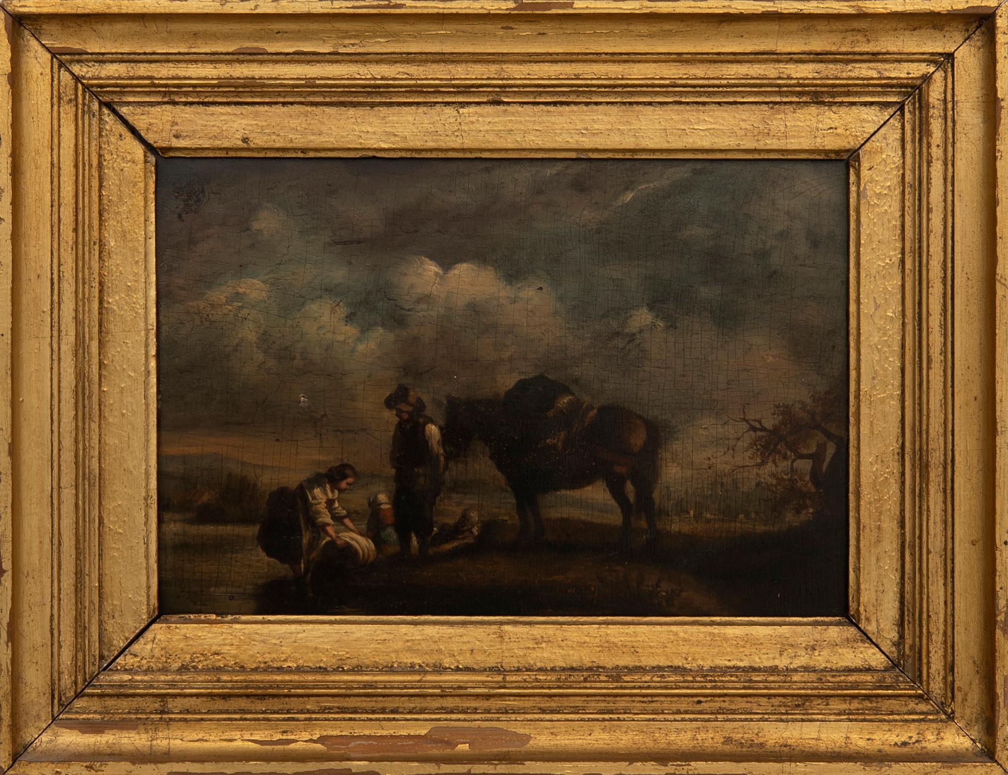Unknown artist 18th century Resting group.