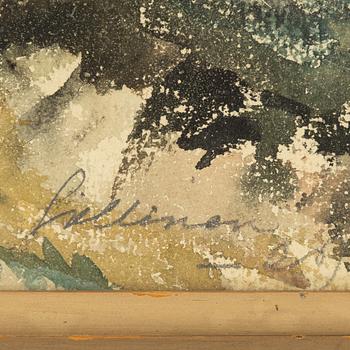 Tyko Sallinen, watercolour, signed.