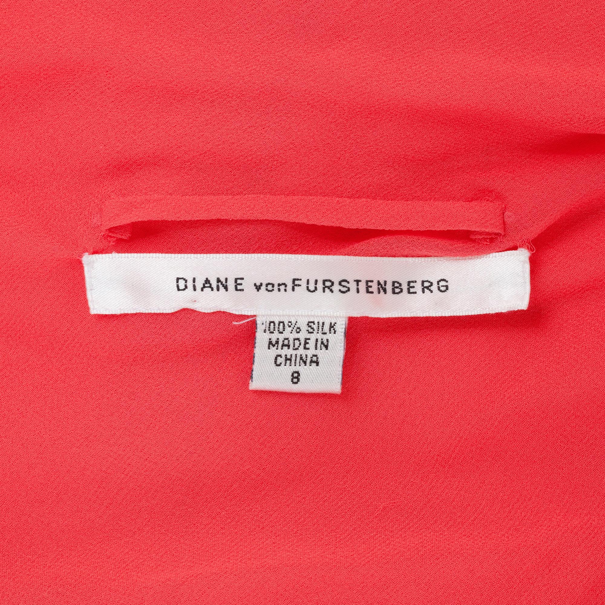 DIANE VON FURSTENBERG, cocktailklänning, amerikansk storlek 8.