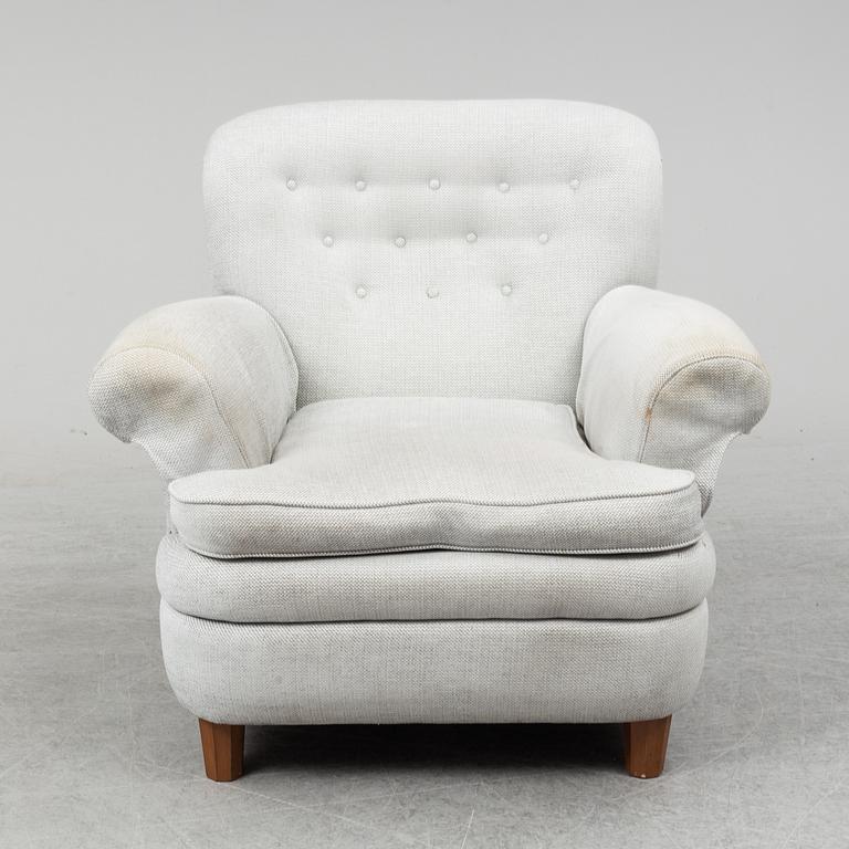 JOSEF FRANK, a model 568 easy chair from Svenskt Tenn.