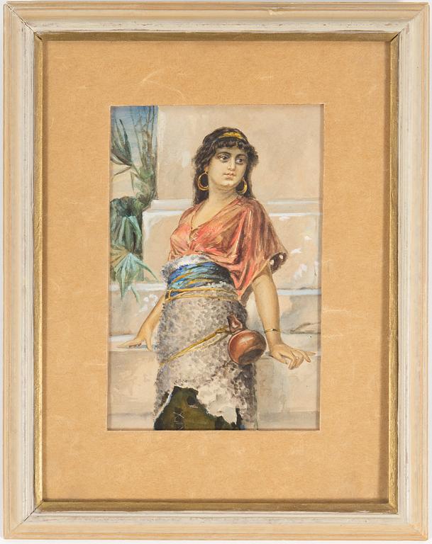 UNKNOWN ARTISTS, two watercolours from late 19th century.