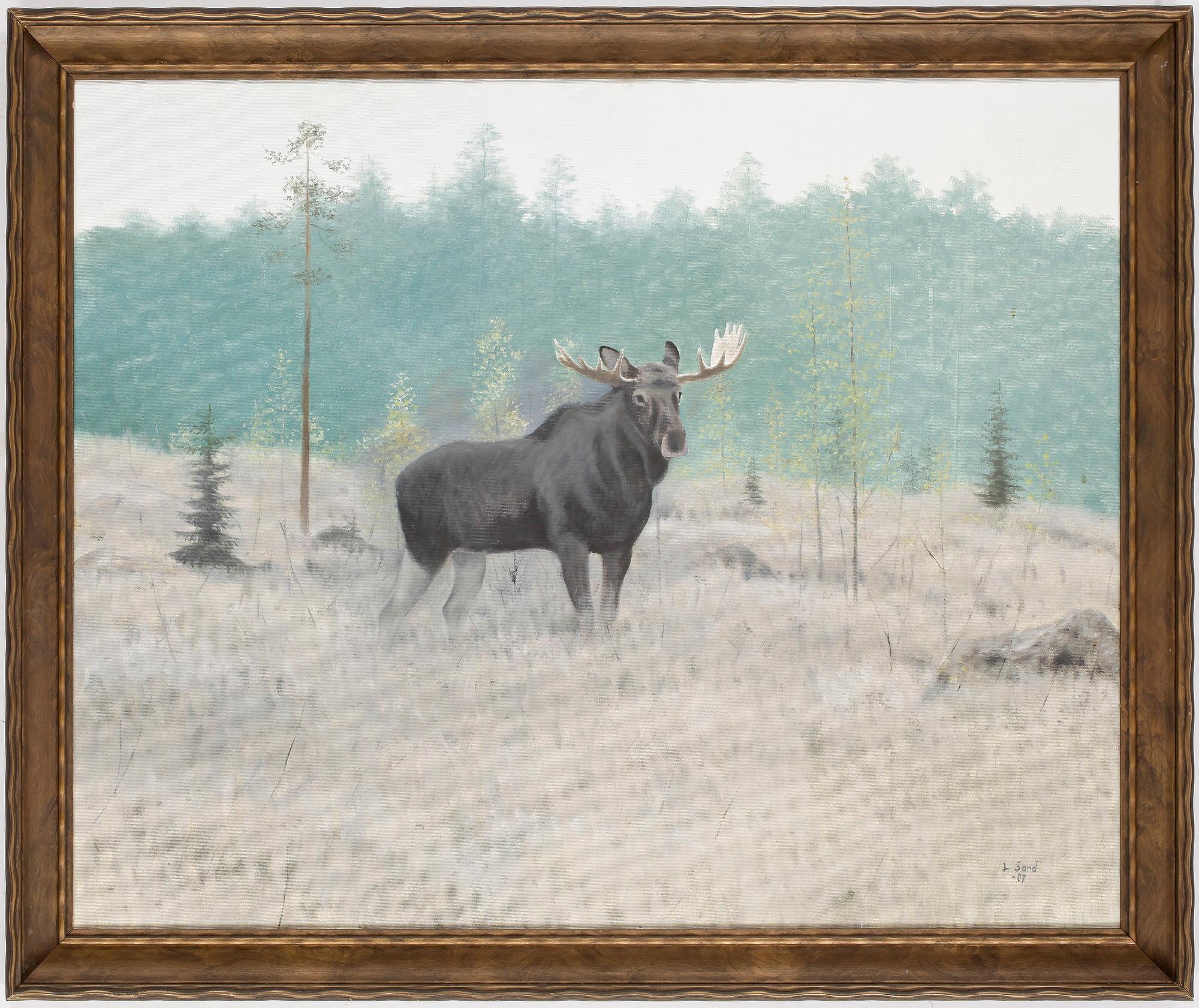 LENNART SAND, olja på duk, signerad -07.