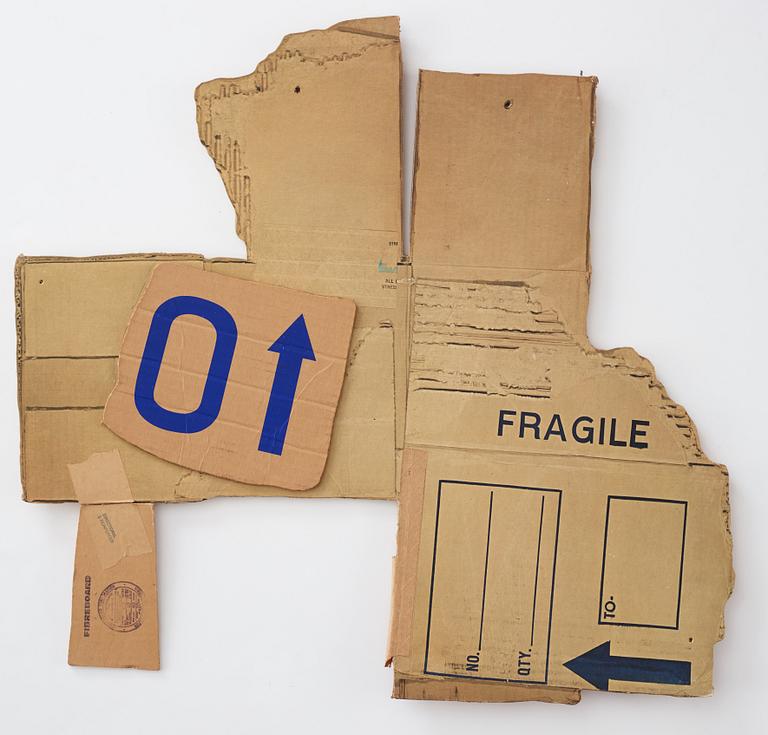 Robert Rauschenberg, Cardbird VI from: "Cardbird series".