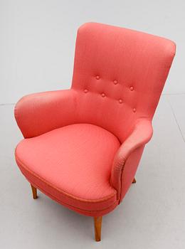 FÅTÖLJ, "Stora Furulid", Carl Malmsten, 1900-talets andra hälft.