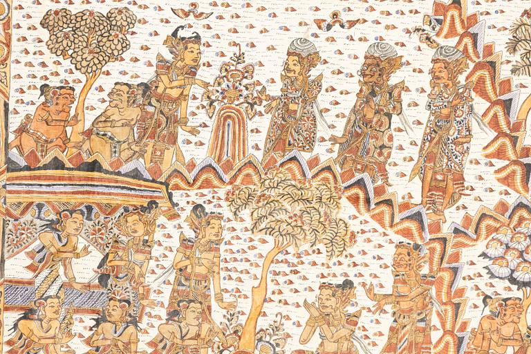 An Balinese Kamasan painting, 20th century.