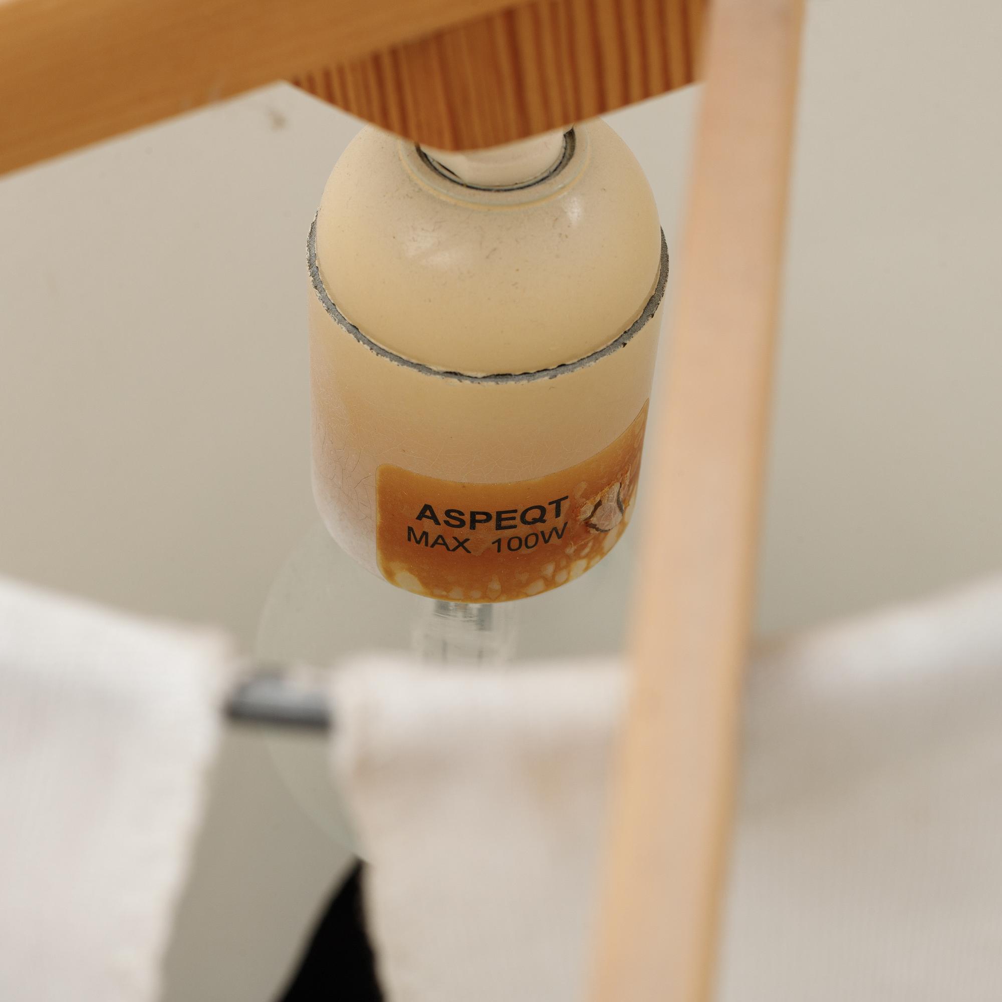 Erik Asmussen, a model 'Kvarnen' ceiling light, Robygge AB, second half of the 20th Century.