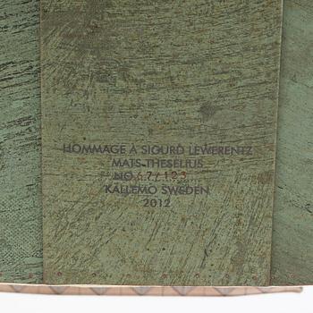 Mats Theselius, an 'Hommage à Sigurd Lewerentz' armchair, ed. 67/123. Källemo, Sweden, post 2012.