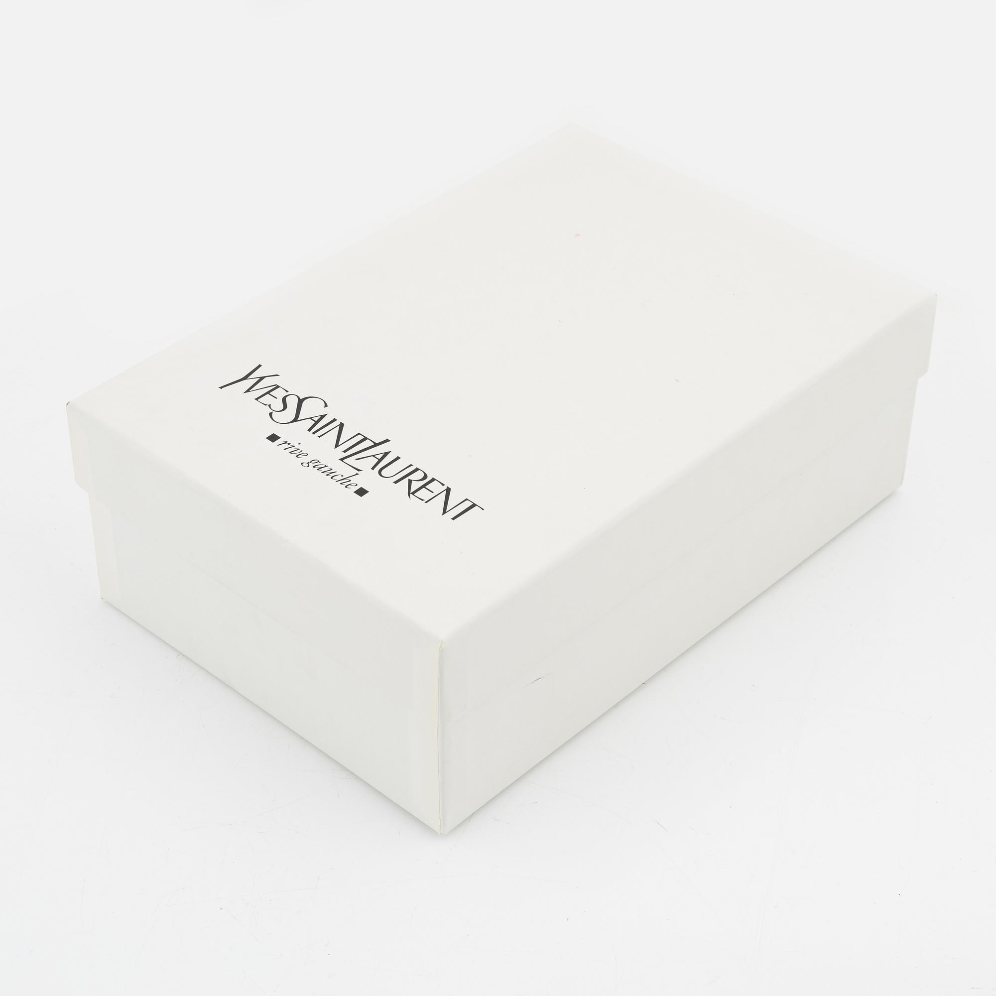 Yves Saint Laurent, a pair of wedge sandals, size 36.