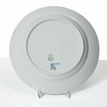 Royal Copenhagen, a set of twelve porcelain appetizer plates, 'Musselmalet' / 'Blue Fluted', Denmark.