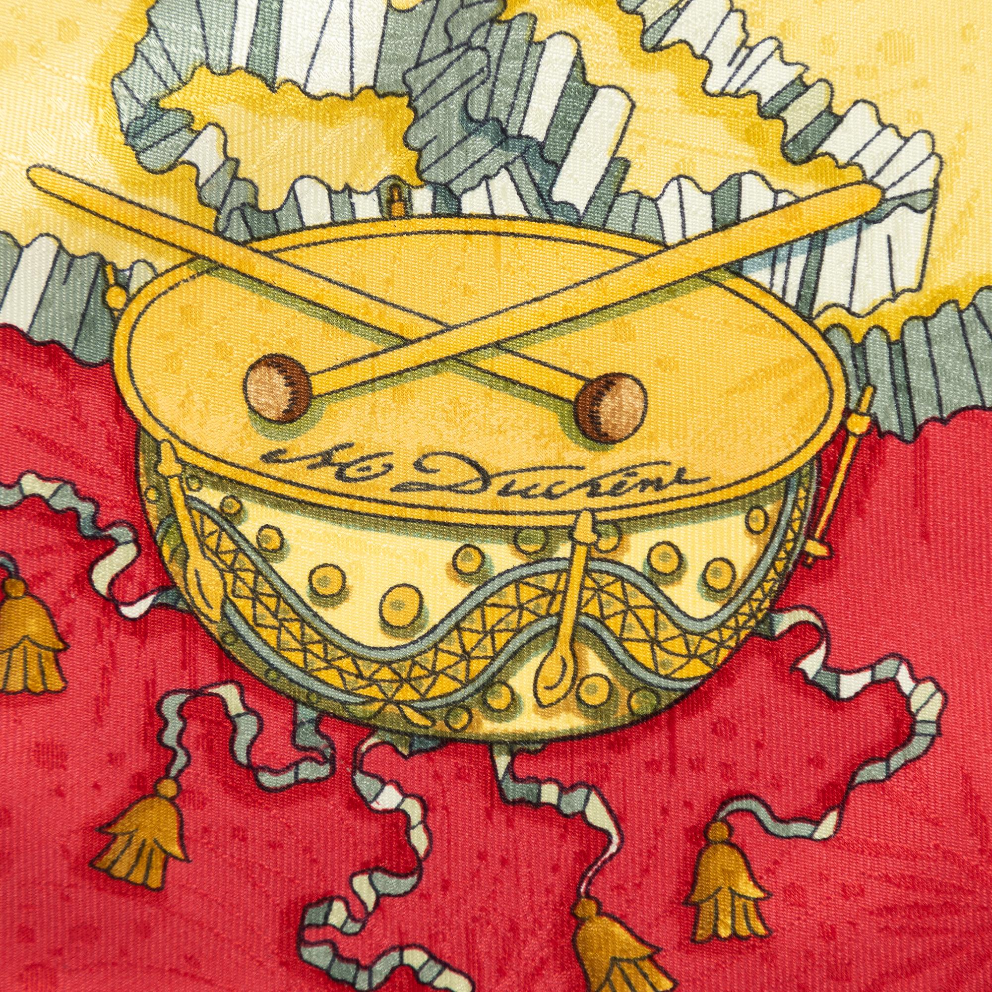 Hermès, scarf, "Les Fêtes du Roi Soleil".