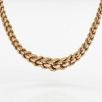Halsband, doserat, 14K guld.