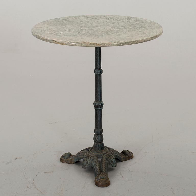 A IRON GARDEN TABLE.