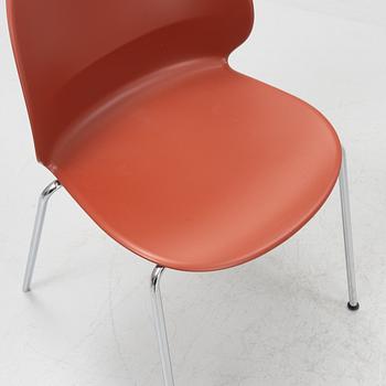 Nendo, a set of five model 'N02-10 Recycle chairs, Fritz Hansen, Denmark, 2020.
