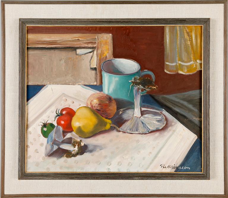 PER MÅNSSON, olja på duk, sign.