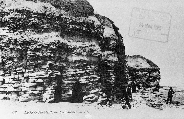 Carl Fredrik Hill, Coastal Landscape, Luc-sur-Mer (towards the Cliff of Lion-sur-Mer).