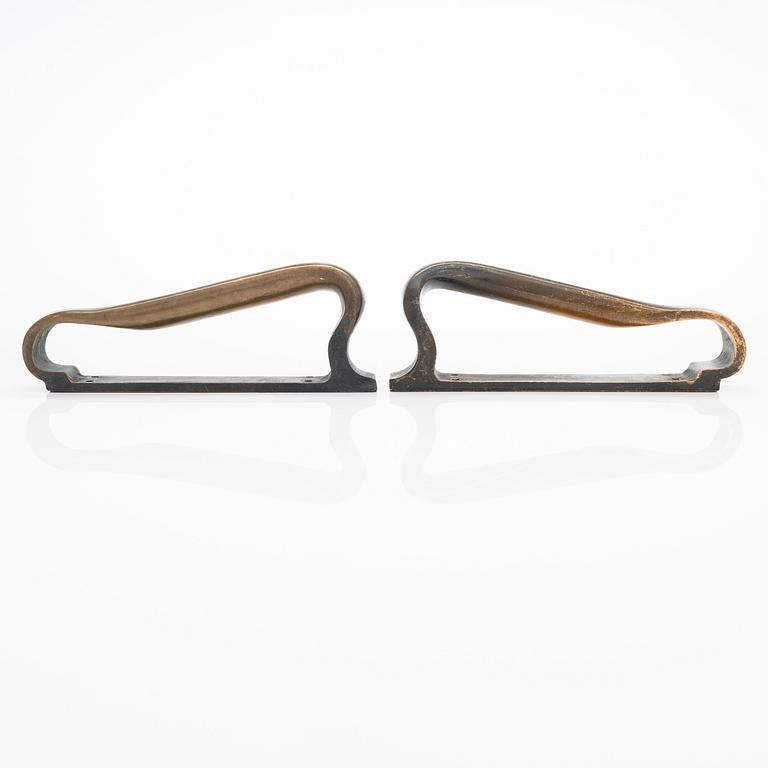 Alvar Aalto, a pair of door handles for Valaistustyö.