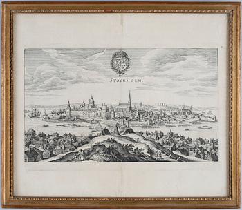 KOPPARSTICK, 2 st, bl a Johannes van den Aveelen, dat 1713.