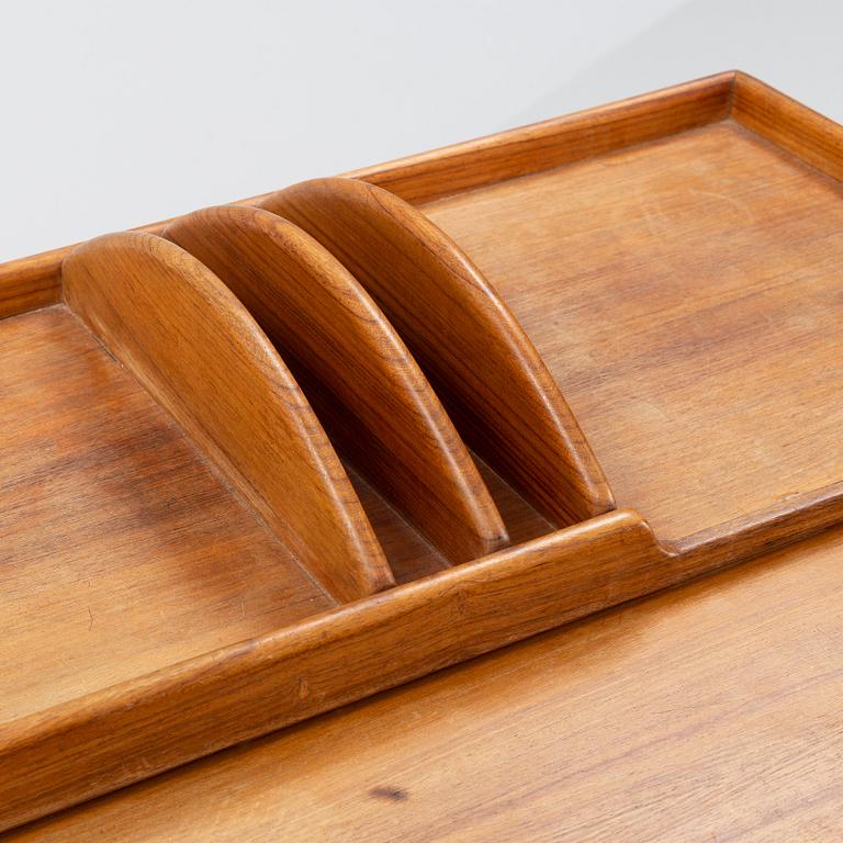 A rosewood writing desk, 1960's/70's.