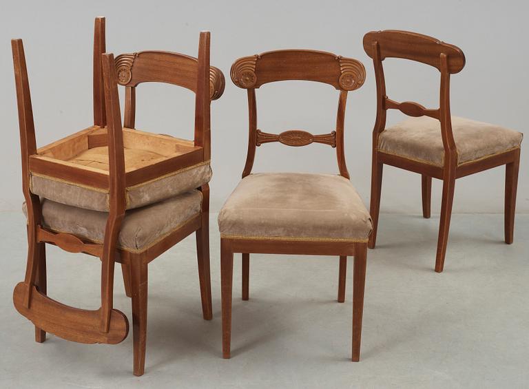 STOLAR, 4 st, Karl Johanstil, 1900-talets andra hälft.