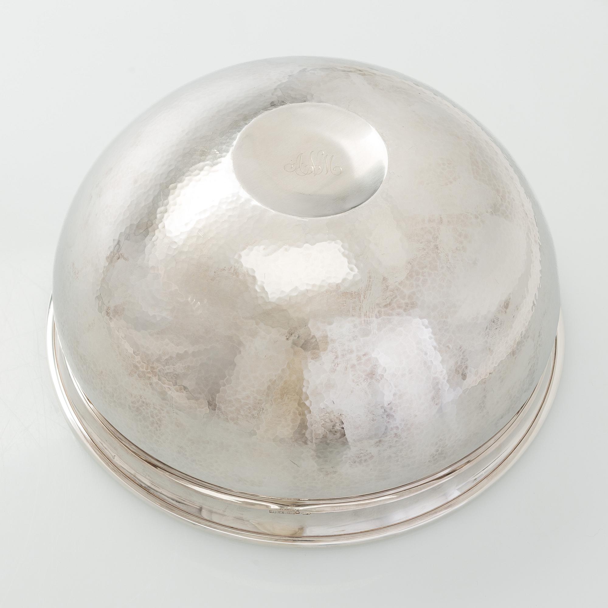 Tapio Wirkkala, a 'TW 341' silver bowl, Kultakeskus, Hämenlinna 1965.