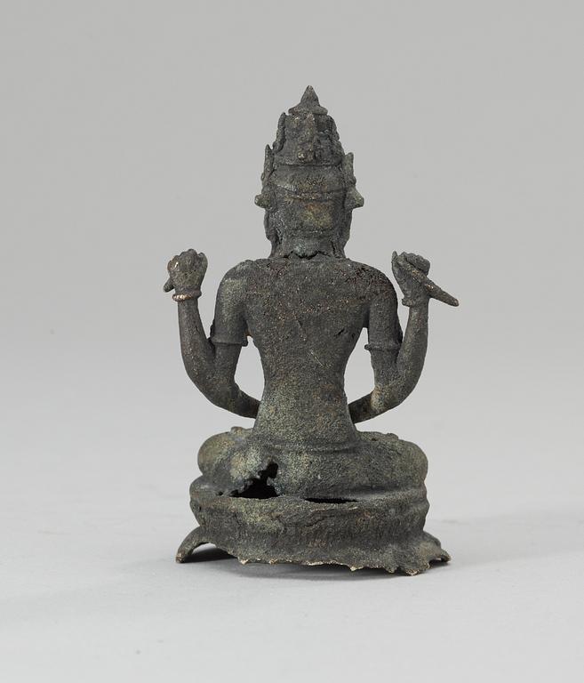 A Javanese bronze Bodhisattva, circa AD 900-1000.