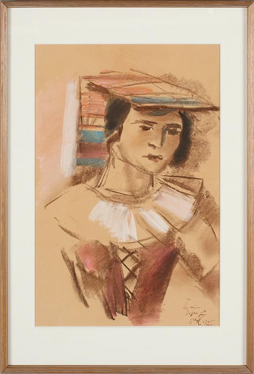 JULES SCHYL, blandteknik, signerad och daterad 1935.