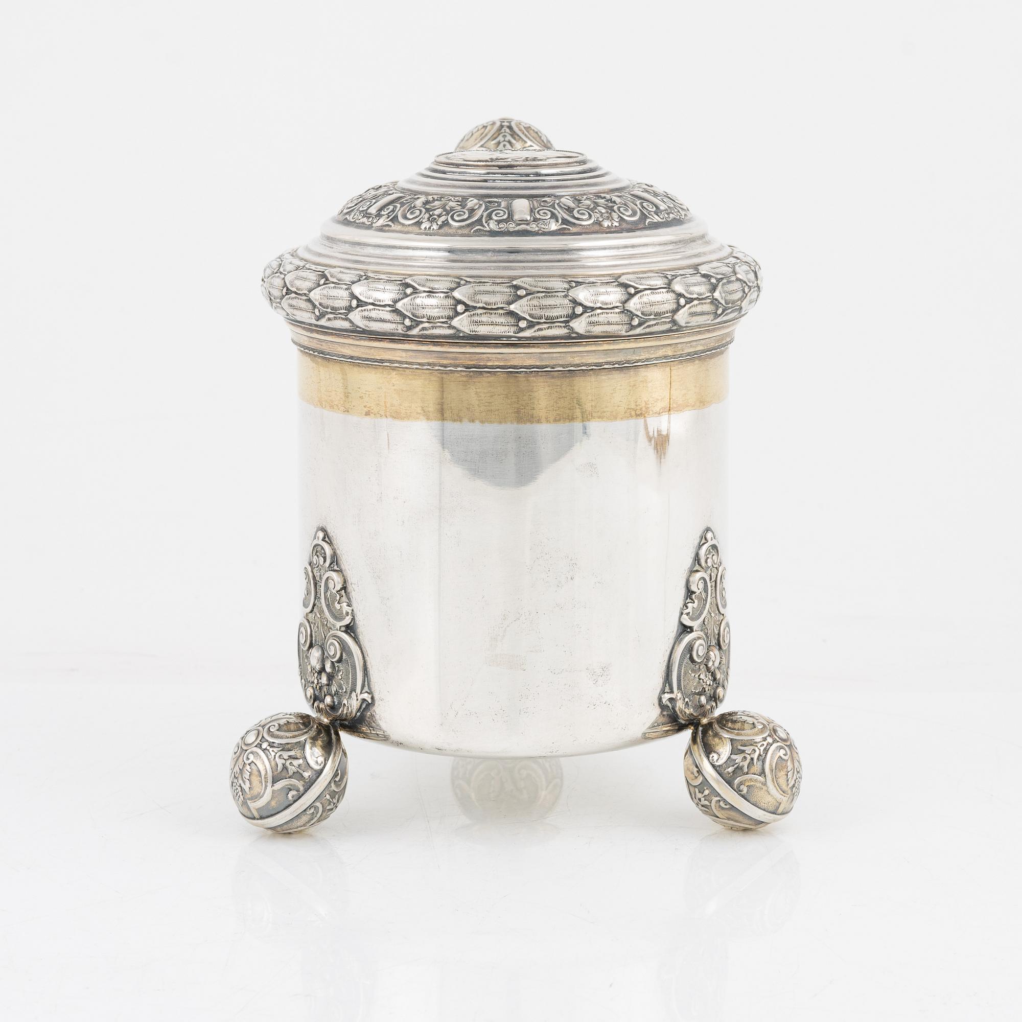 A Swedish Silver Tankard, mark of CG Hallberg, Stockholm 1952.
