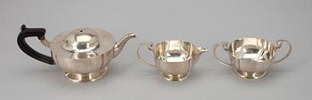 TESERVIS, silver, B & F ltd, London, 1913. Tot. vikt ca 380 g.