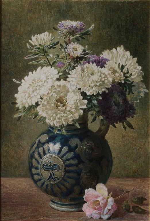 Helen Cordelia Angell Coleman Tillskriven, "Asters in a vase".