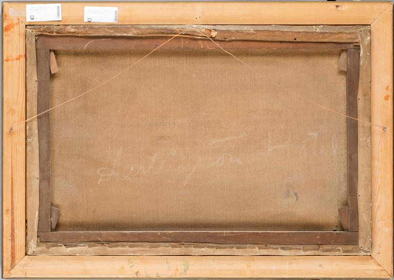 CLARENCE HENRY ROE, olja på duk, sign.