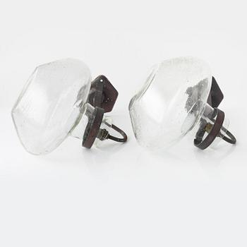 A pair of Swedish Modern wall lights, ASEA, 1940's/50's.