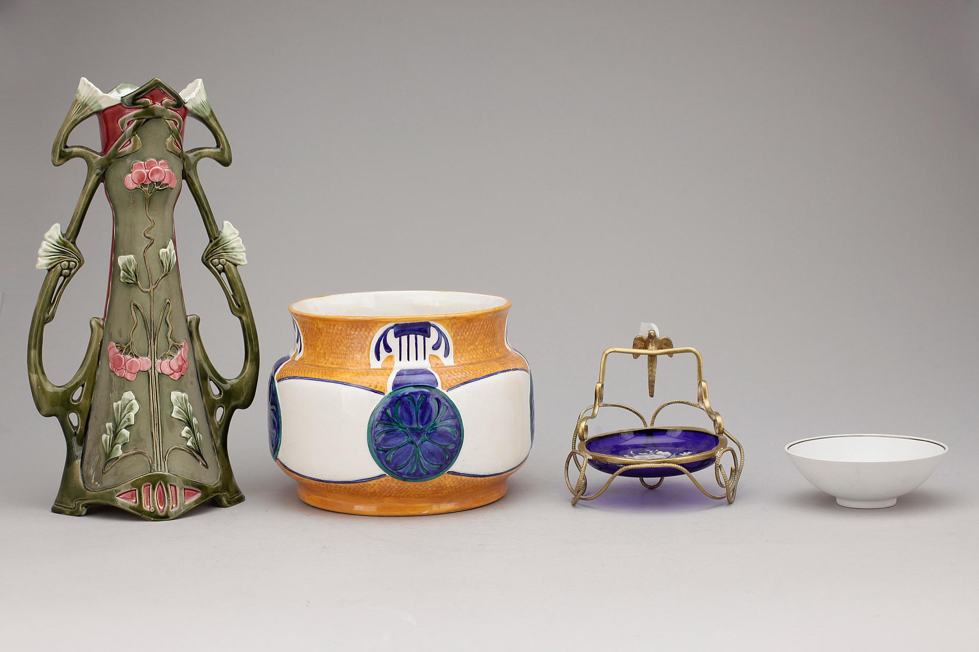 PARTI DIVERSE, 4 delar, bl a Alf Wallander, 1900-tal.