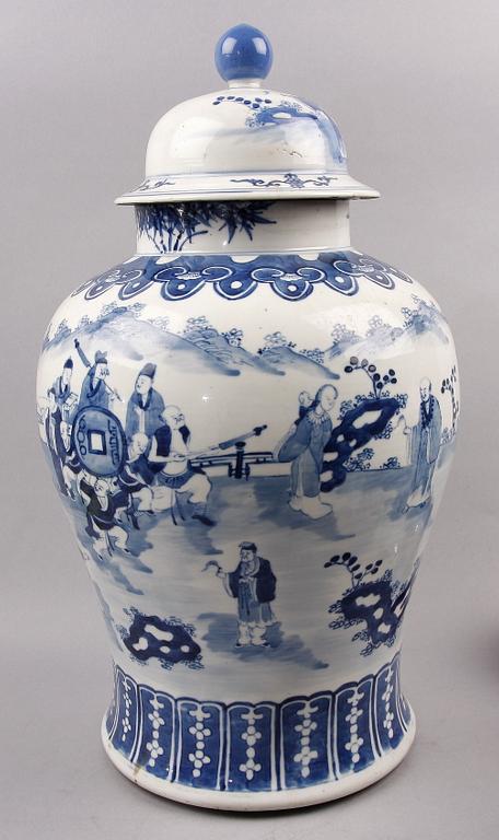 LOCKURNA, porslin, Kina, 1700-tal.