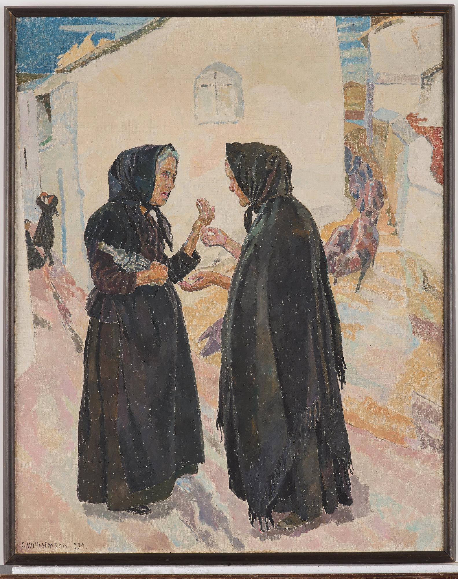 Carl Wilhelmson, ”Gummorna” (The old ladies).