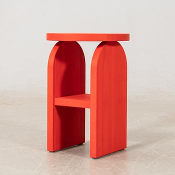 Sami Kallio, stool/table, "Arc", no. 1, prototype, made by Sami.