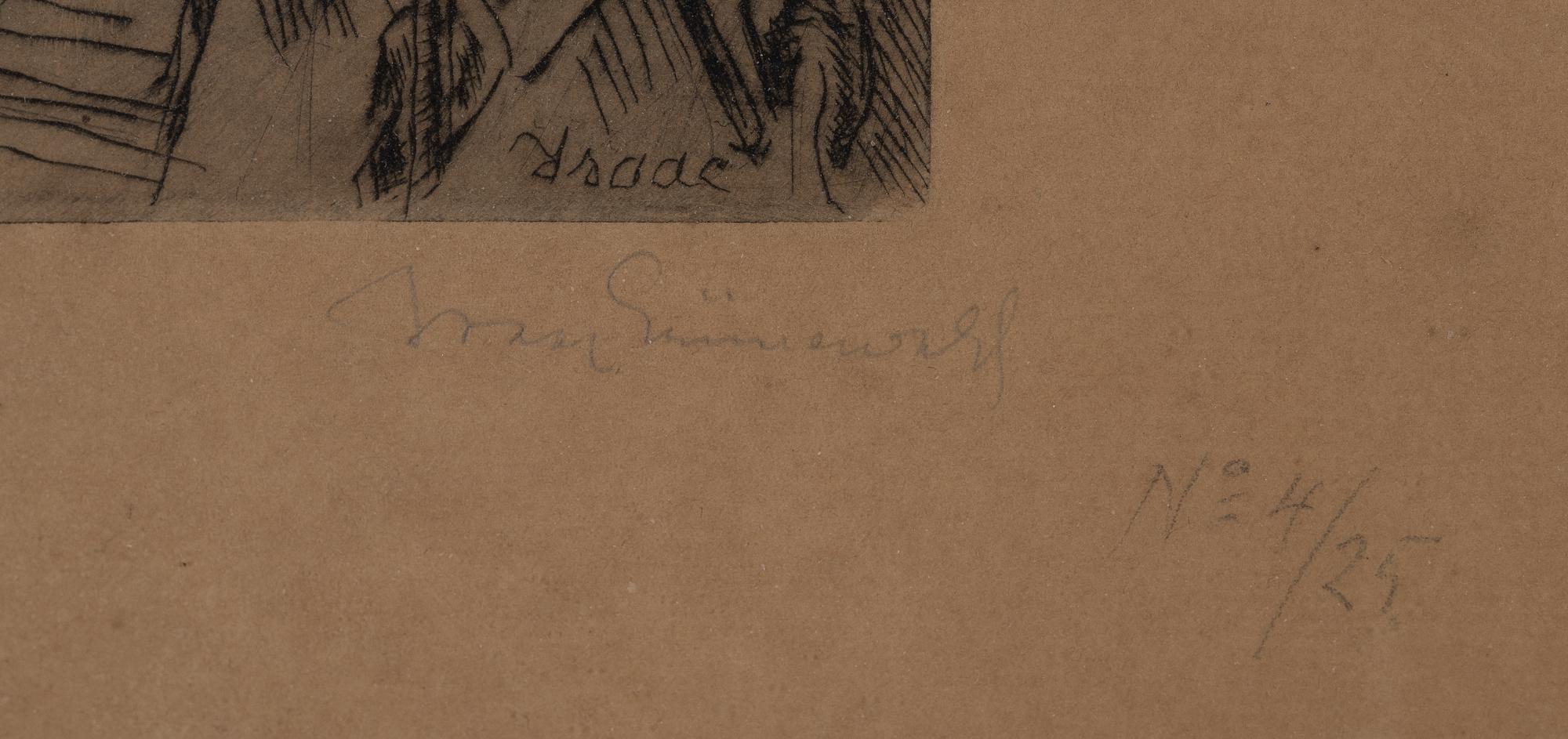 Isaac Grünewald, "På terrassen".