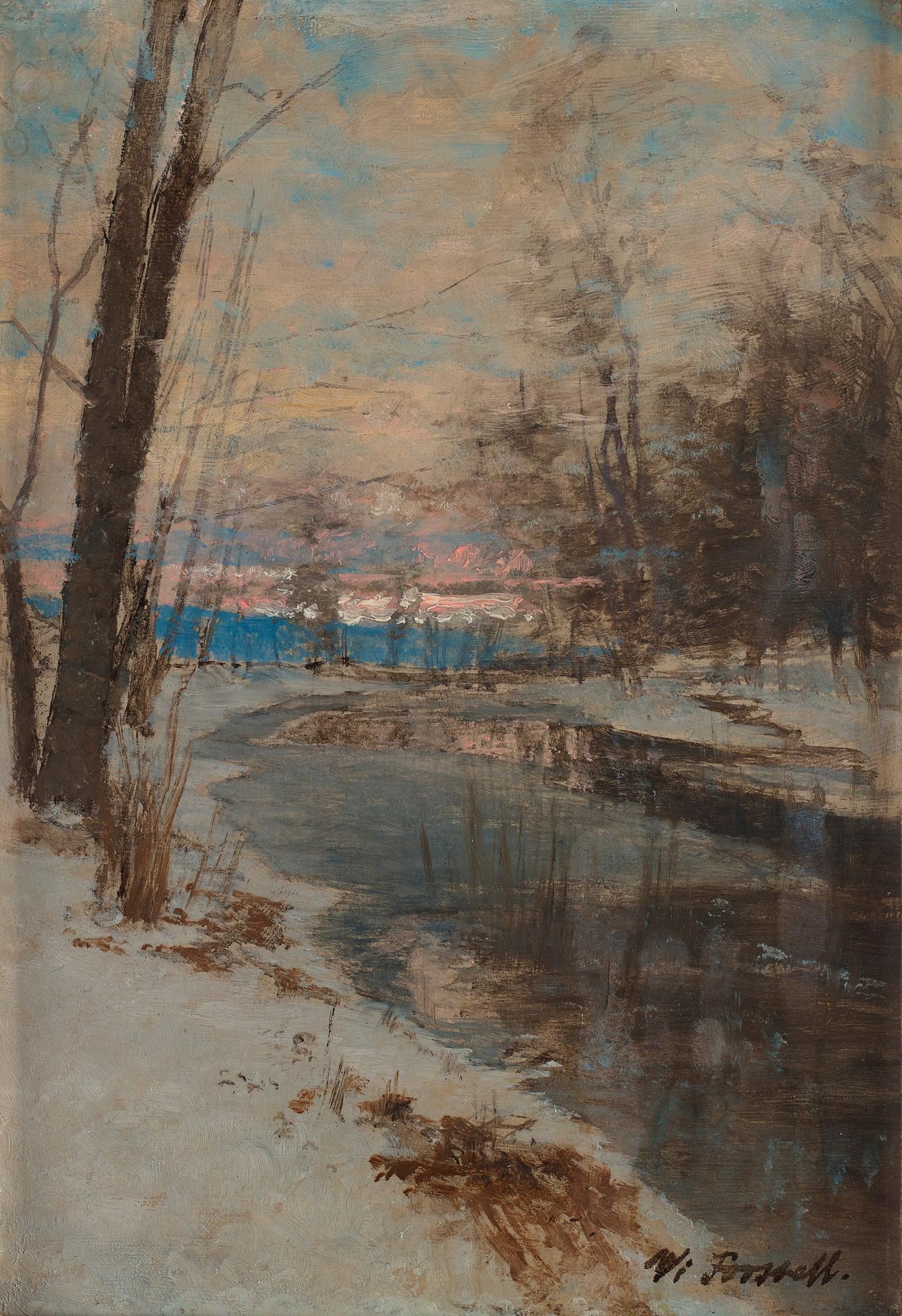 Victor Forssell, signed Vi Forssell, oil on panel.