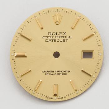 ROLEX, Oyster Perpetual, Datejust, wristwatch, 35.5 mm.