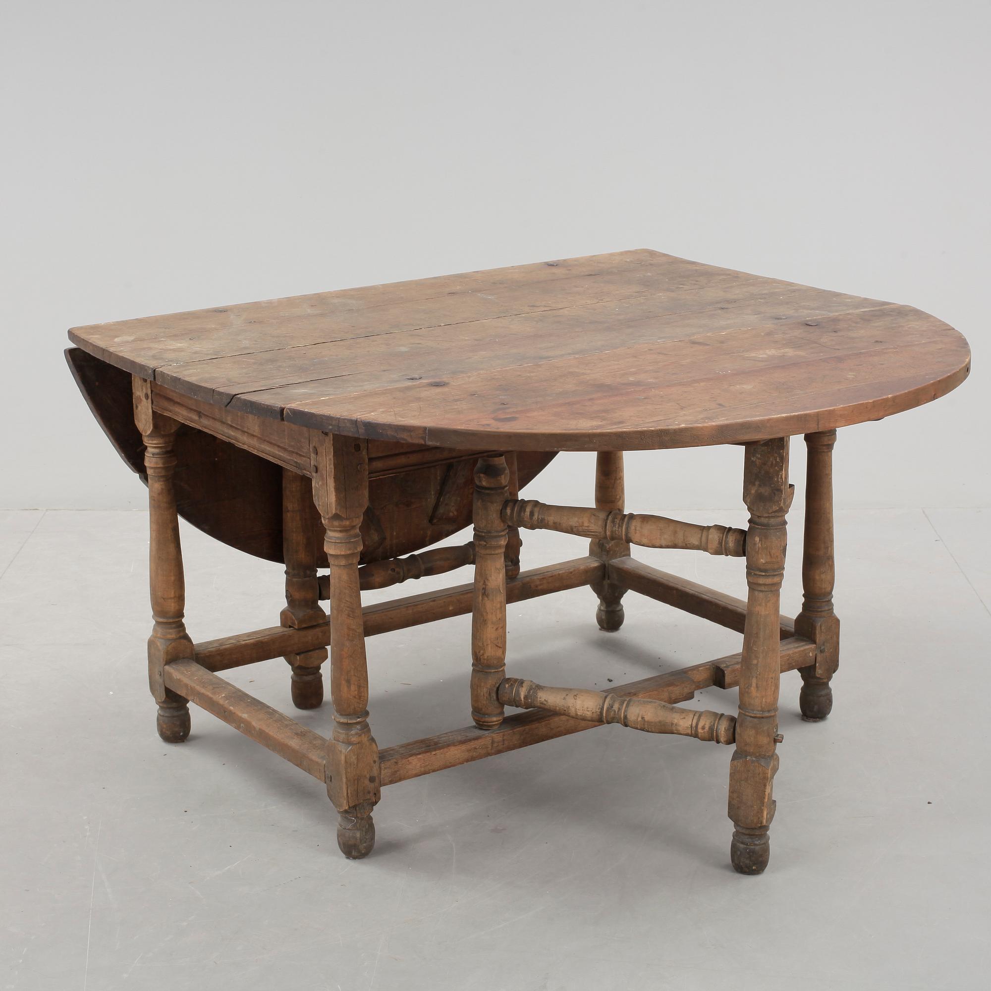SLAGBORD, 1700-tal.