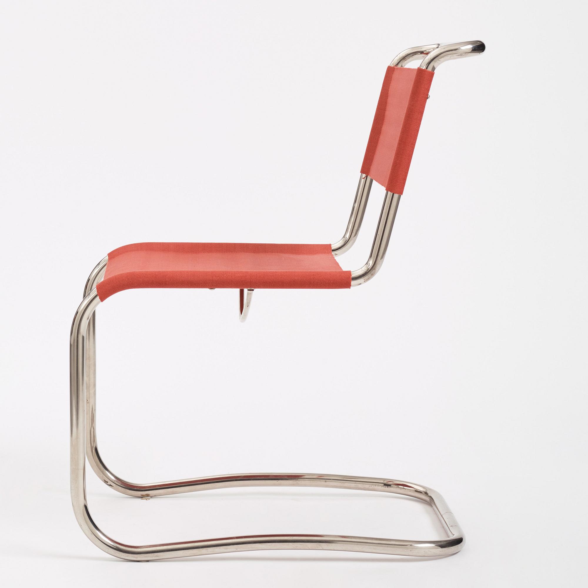 Marcel Breuer, a chair, model stol, model "B33", Thonet, ca 1929-30.