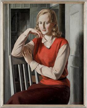 ARVID FOUGSTEDT. Olja på duk. Signerad Arvid Fougstedt och daterad 1933.
