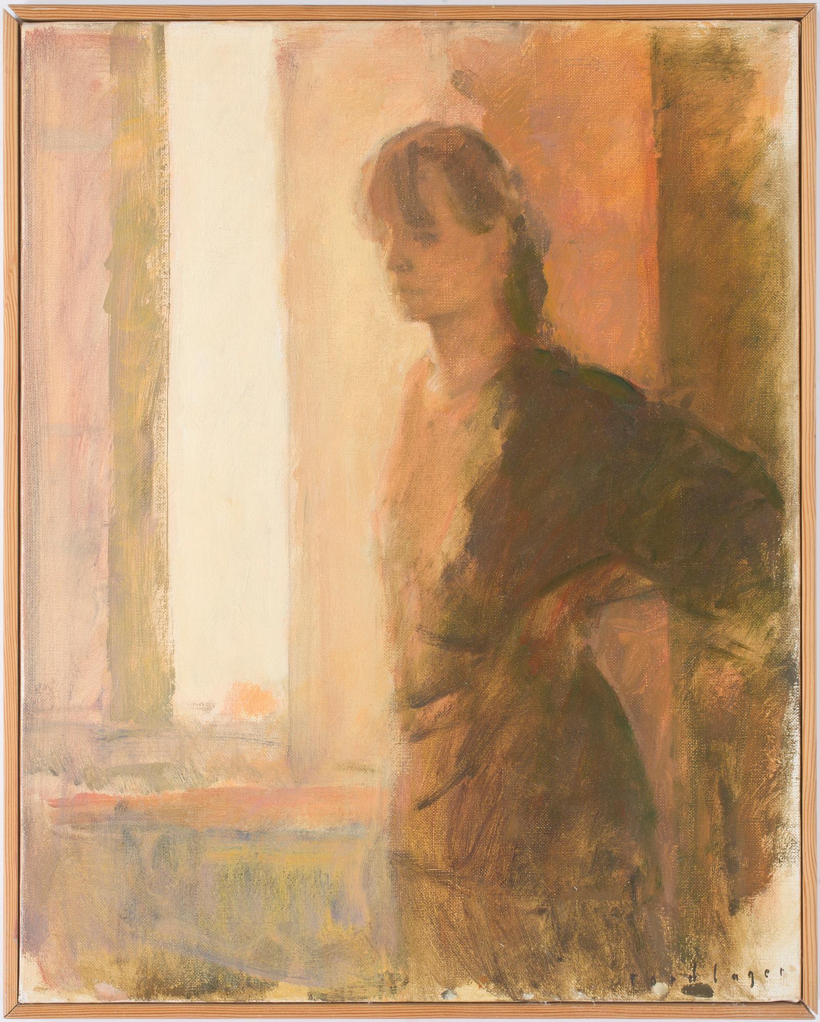 TORD LAGER, olja på duk, signerad.