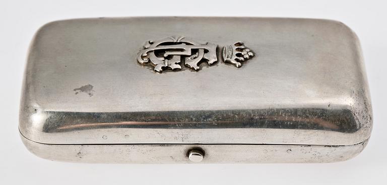 DOSA, silver, St Petersburg Ryssland, 1800-talets slut. Vikt ca 200 gram.