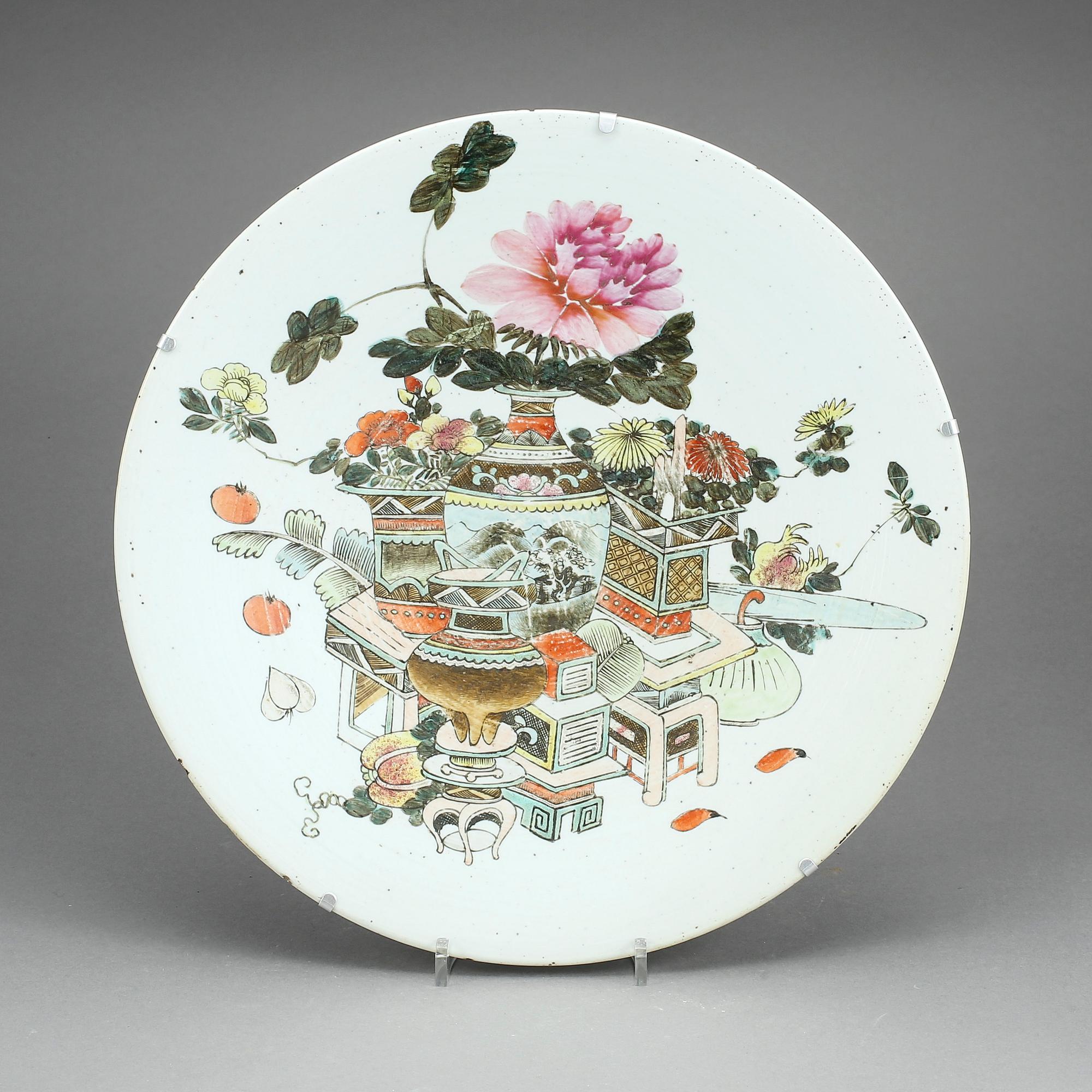 FAT, porslin, Kina sent 1800-tal.