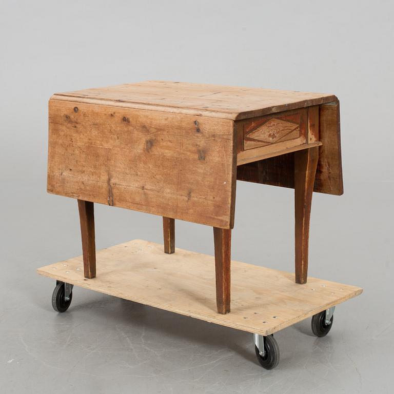 KLAFFBORD, allmoge, 1800-tal.