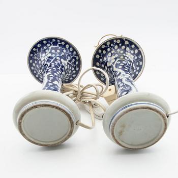 Table lamps, a pair, China, 20th century.